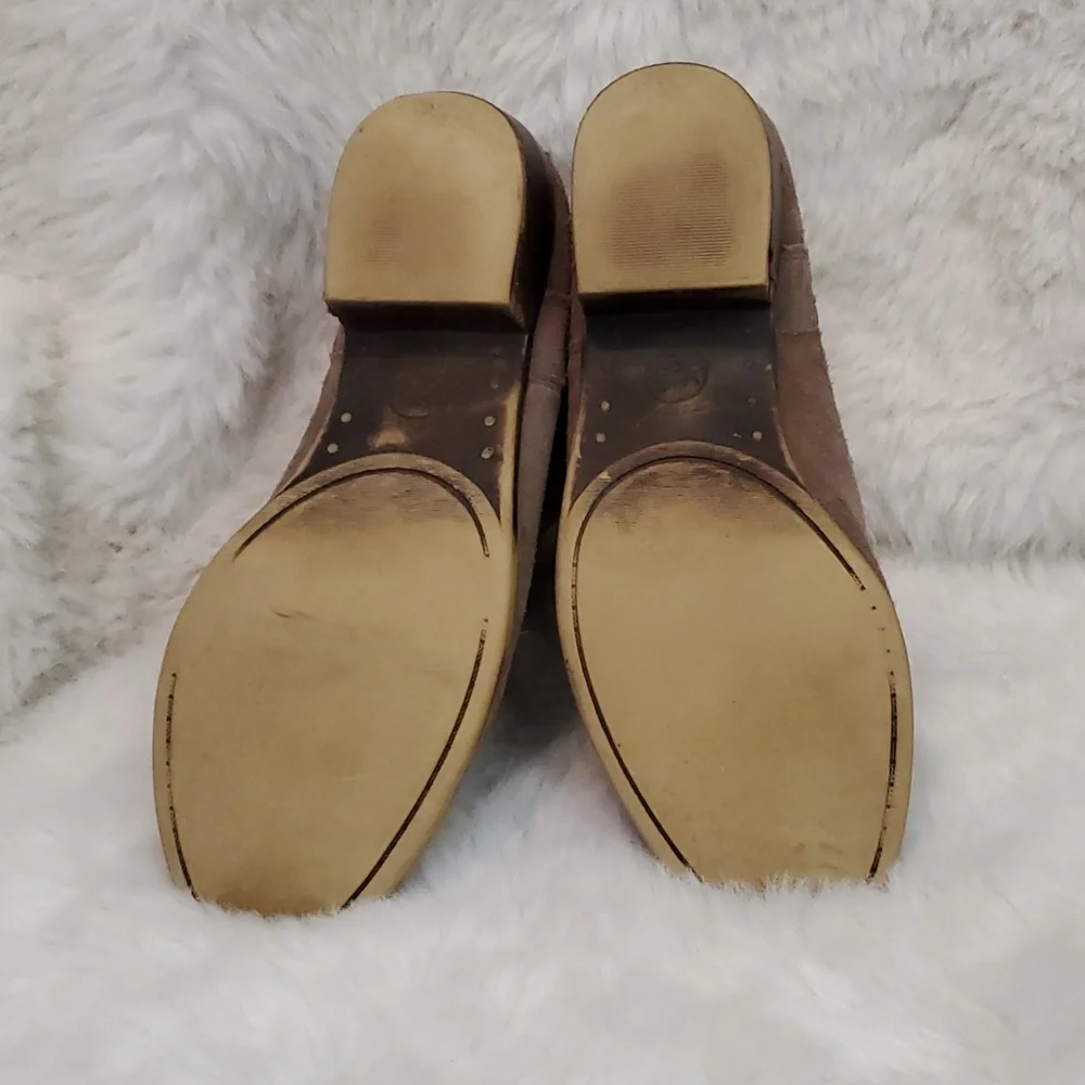 Lucky Brand Suede Ankle Booties